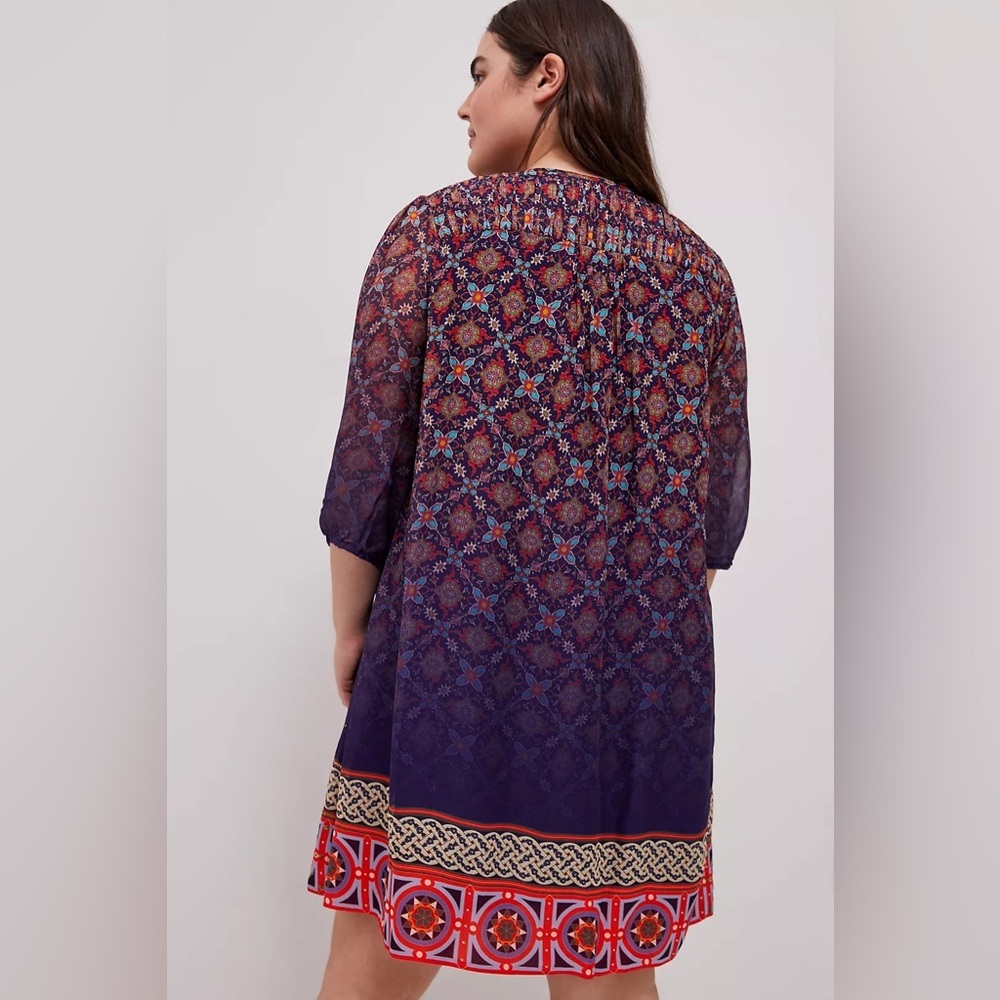ANTHROPOLOGIE- Tanvi Kedia Corinna Tunic Dress Boho Beaded Tassel Mini - Picture 4 of 16